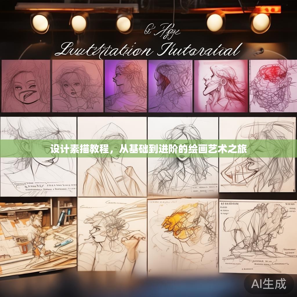 设计素描教程，从基础到进阶的绘画艺术之旅