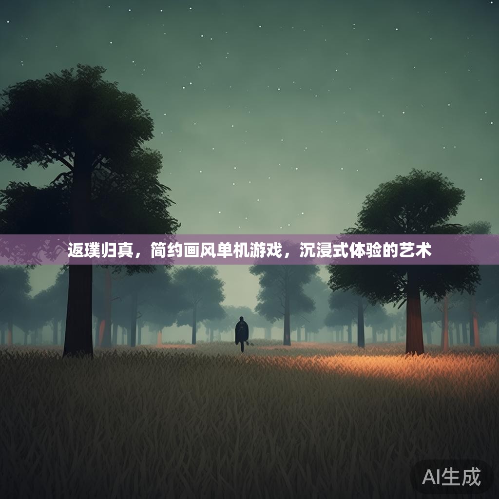 返璞归真,简约画风单机游戏,沉浸式体验的艺术 返璞归真,简约画风单机游戏,沉浸式体验的艺术