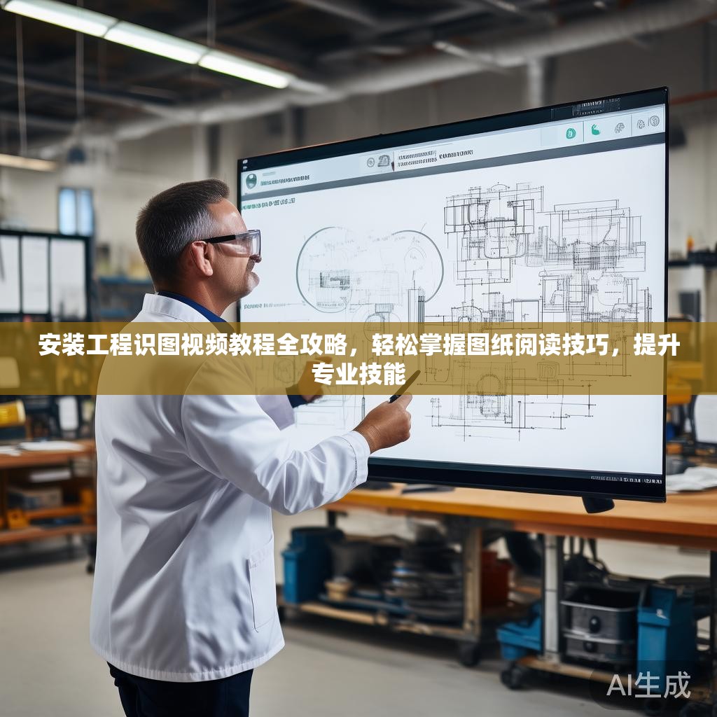 安装工程识图视频教程全攻略，轻松掌握图纸阅读技巧，提升专业技能