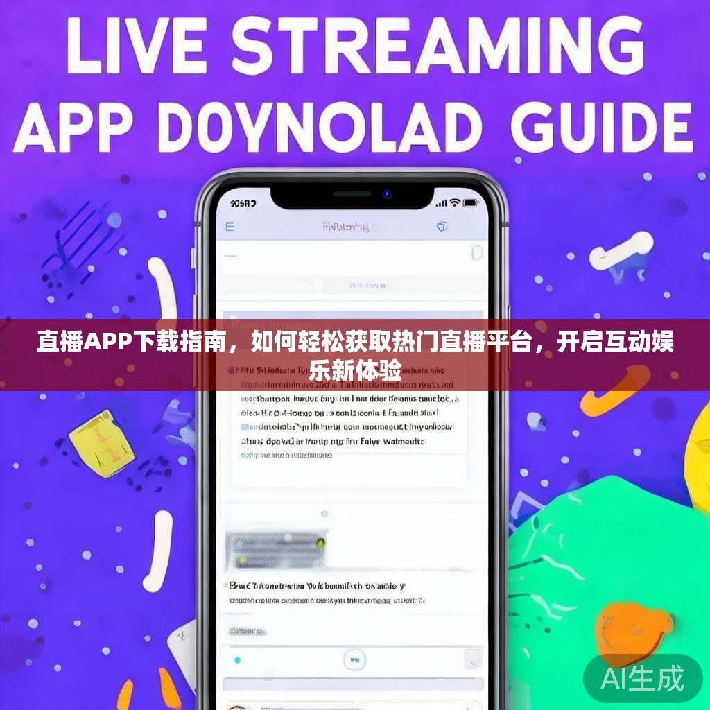 直播APP下载指南，如何轻松获取热门直播平台，开启互动娱乐新体验