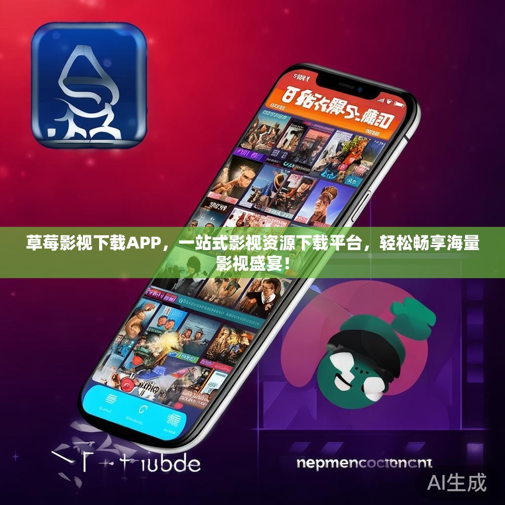 草莓影视下载APP，一站式影视资源下载平台，轻松畅享海量影视盛宴！