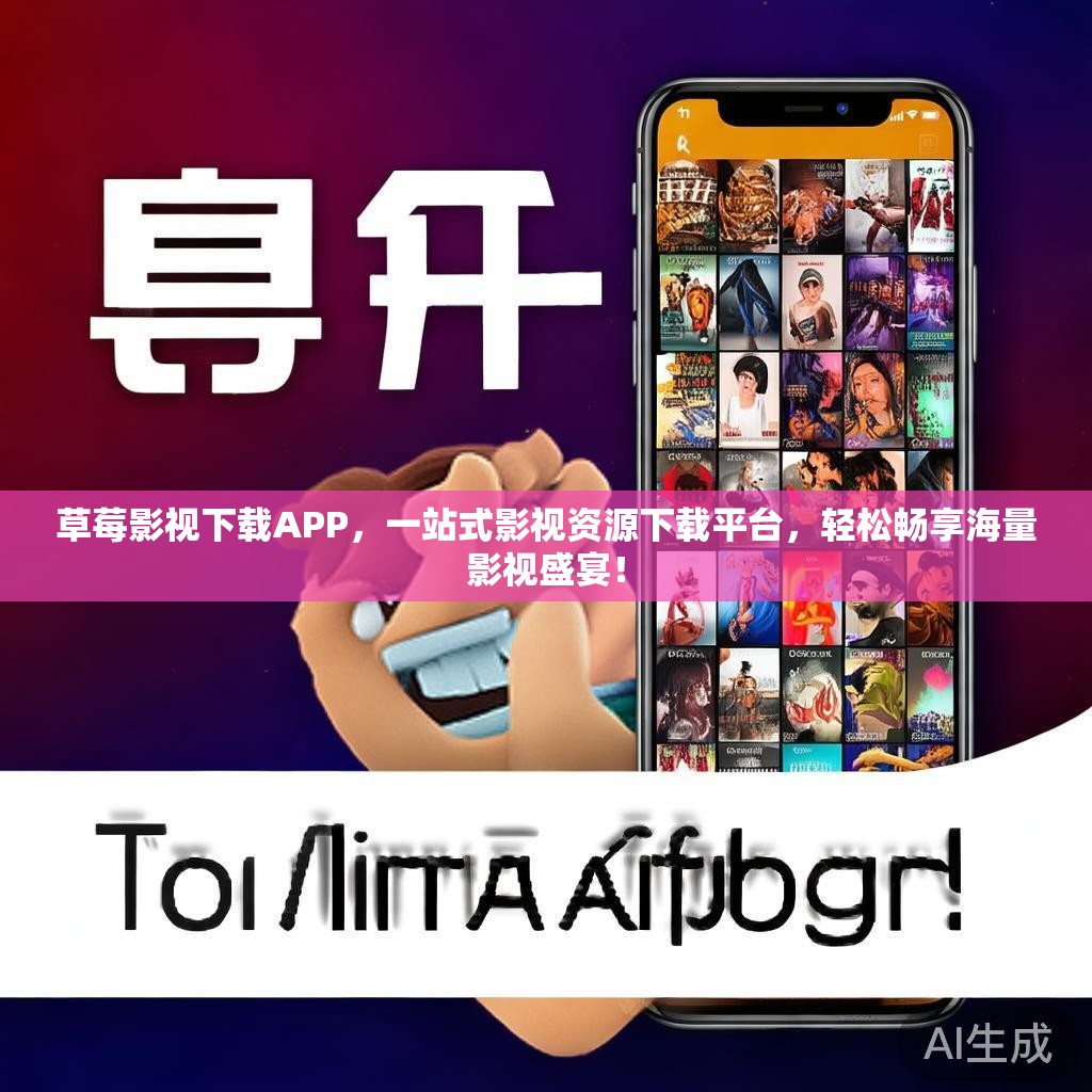草莓影视下载APP，一站式影视资源下载平台，轻松畅享海量影视盛宴！