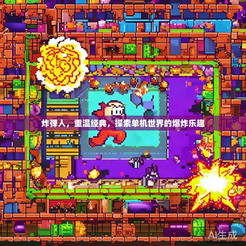 炸弹人，重温经典，探索单机世界的爆炸乐趣