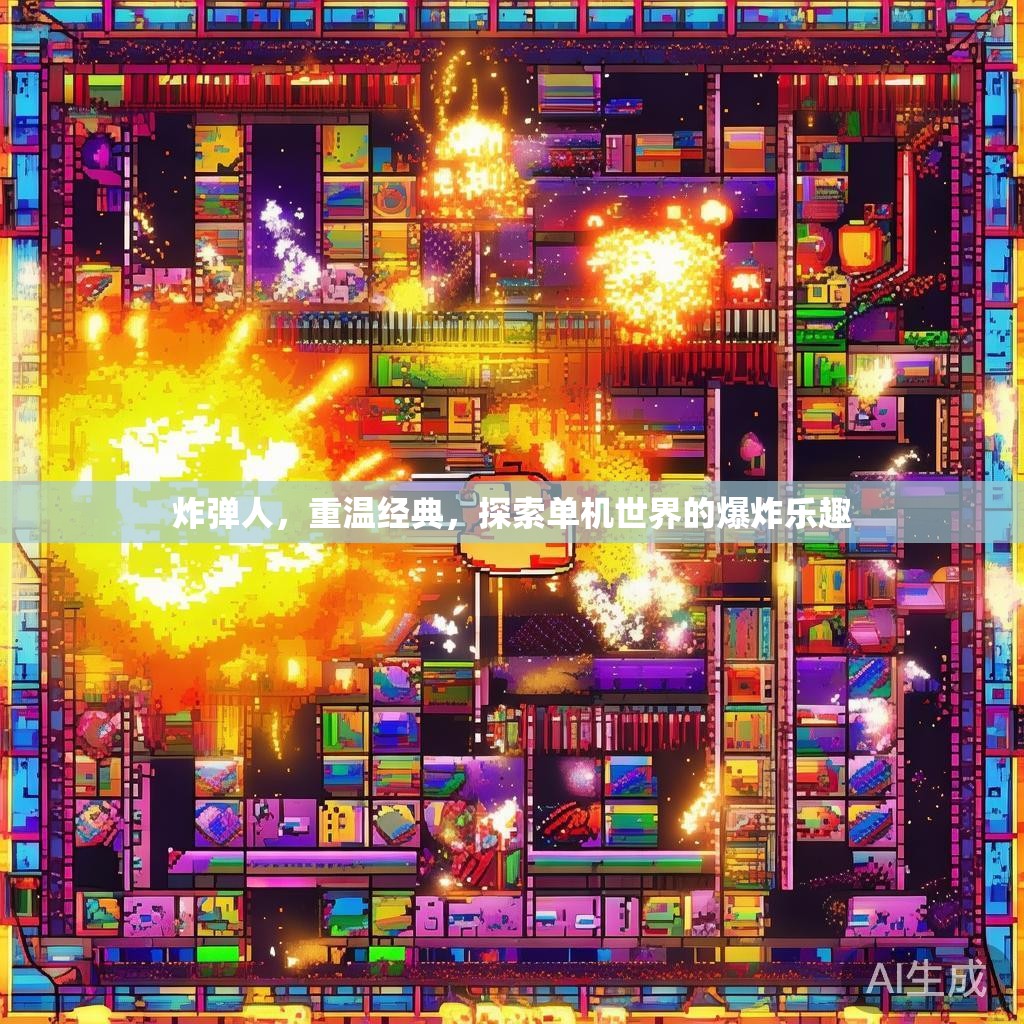 炸弹人，重温经典，探索单机世界的爆炸乐趣