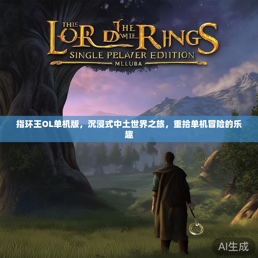 指环王OL单机版,沉浸式中土世界之旅,重拾单机冒险的乐趣 指环王OL单机版,沉浸式中土世界之旅,重拾单机冒险的乐趣