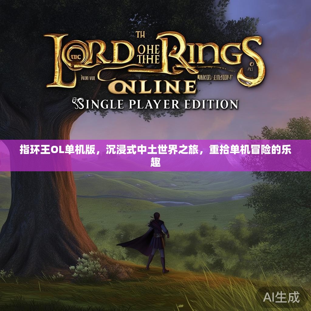 指环王OL单机版,沉浸式中土世界之旅,重拾单机冒险的乐趣 指环王OL单机版,沉浸式中土世界之旅,重拾单机冒险的乐趣