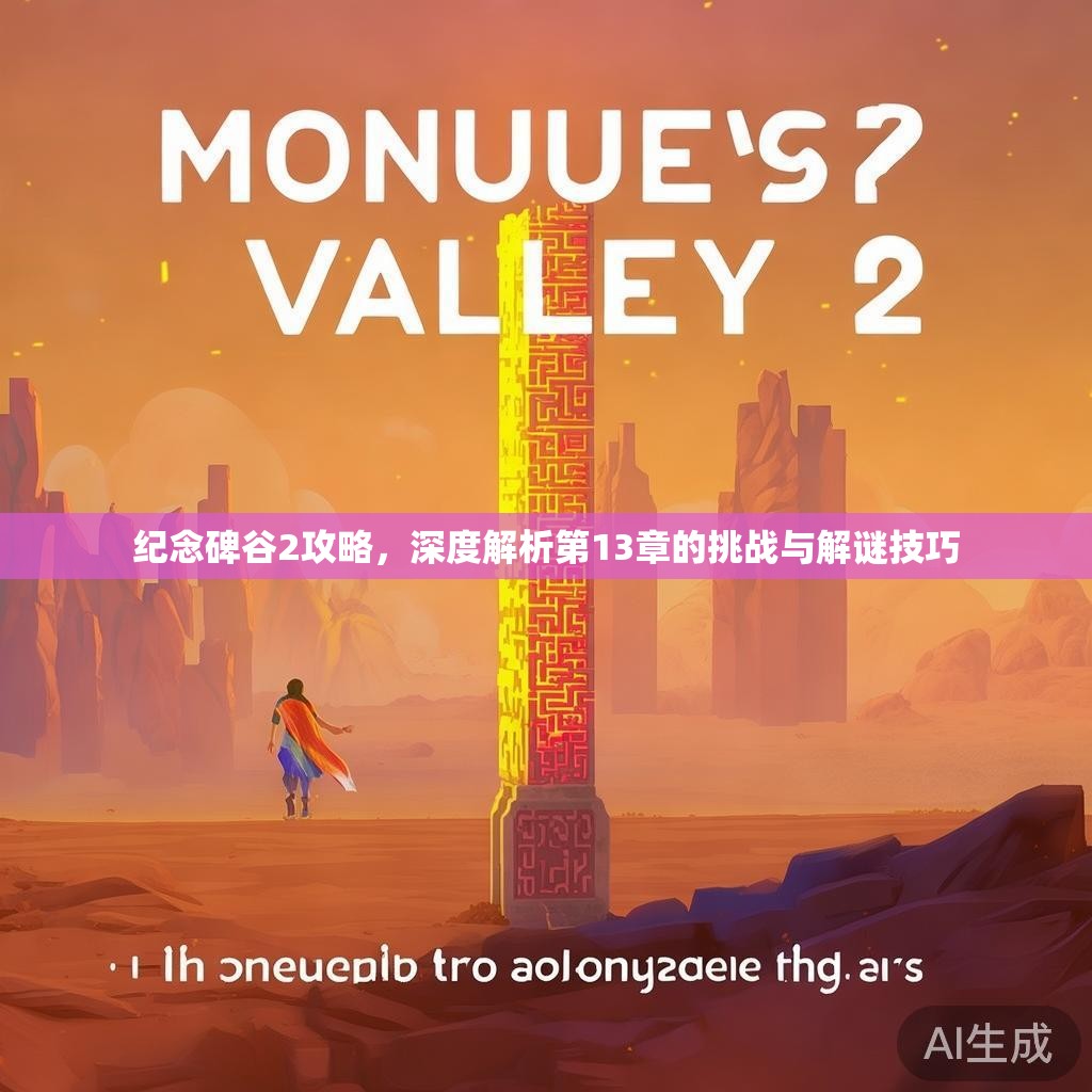 纪念碑谷2攻略，深度解析第13章的挑战与解谜技巧