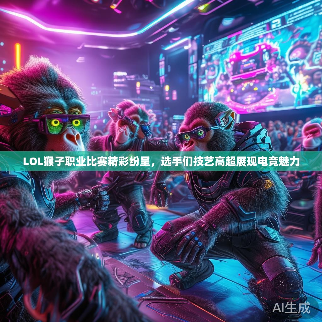 LOL猴子职业比赛精彩纷呈，选手们技艺高超展现电竞魅力