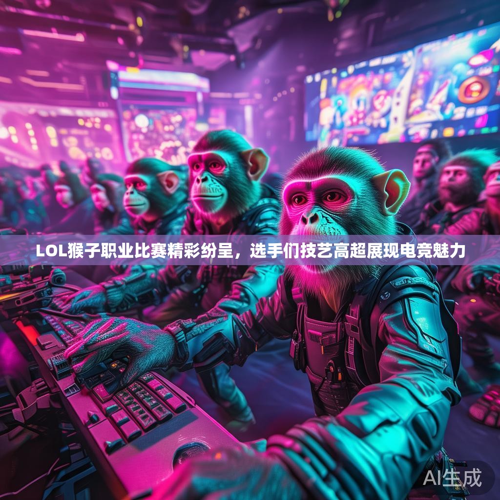 LOL猴子职业比赛精彩纷呈，选手们技艺高超展现电竞魅力