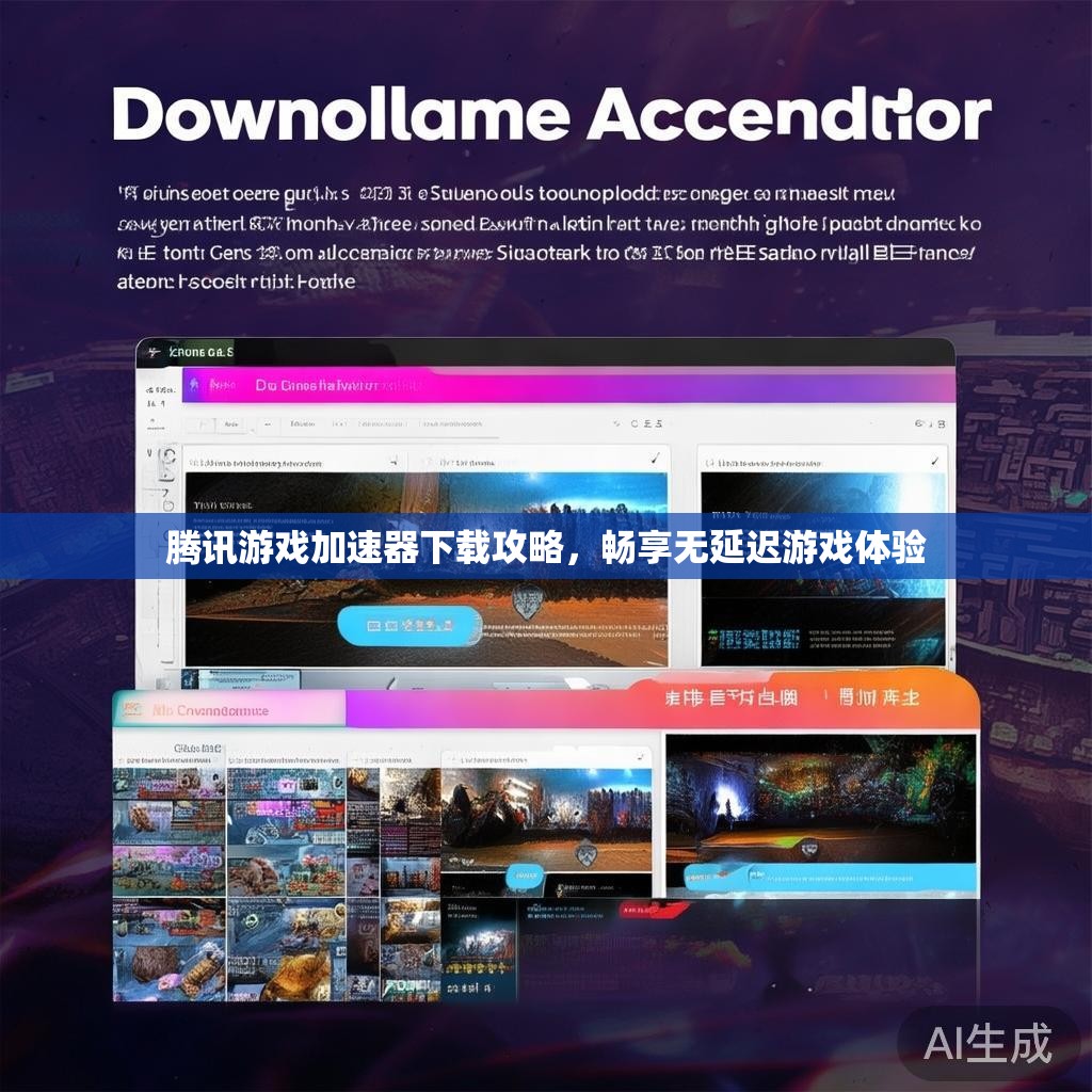 腾讯游戏加速器下载攻略，畅享无延迟游戏体验