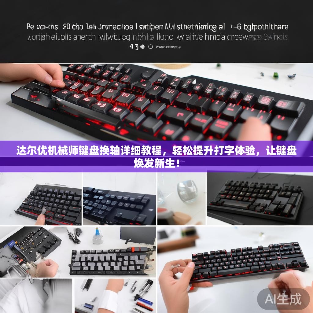 达尔优机械师键盘换轴详细教程，轻松提升打字体验，让键盘焕发新生！