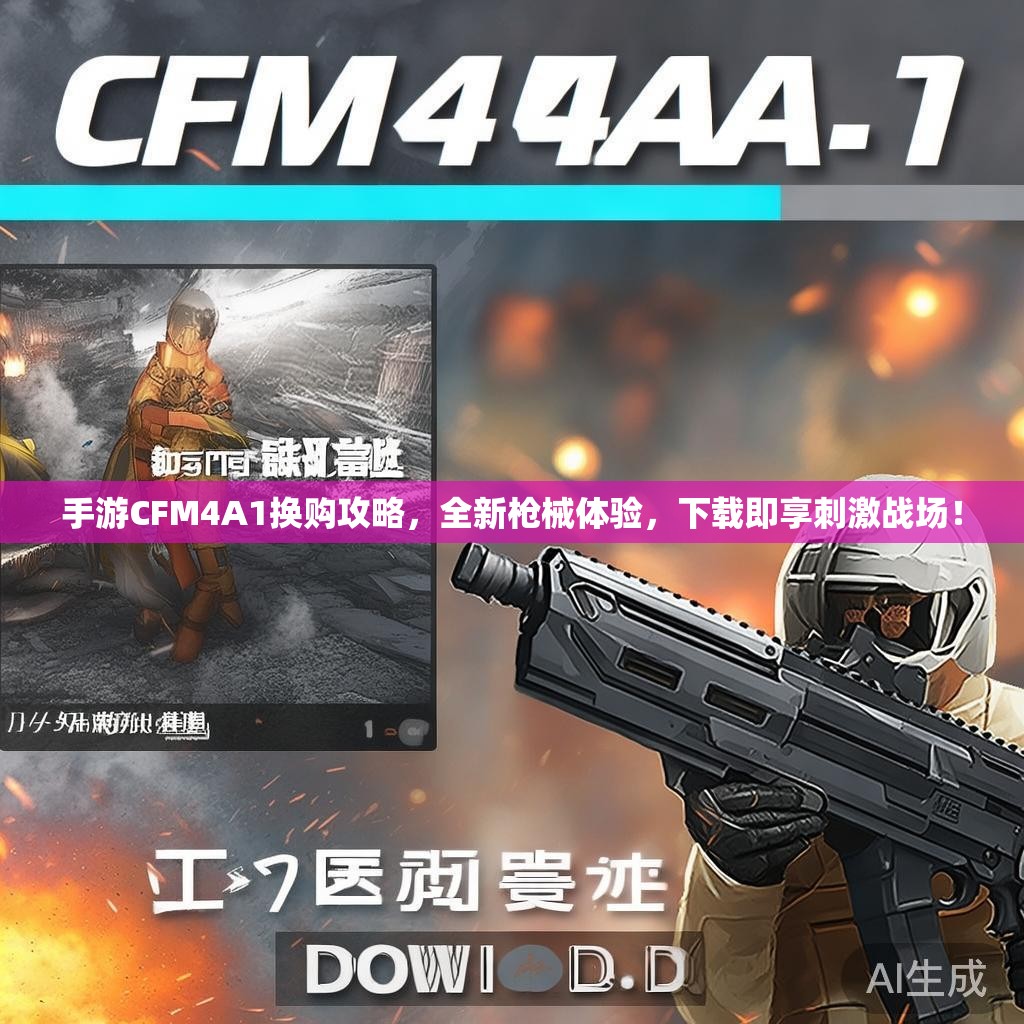 手游CFM4A1换购攻略，全新枪械体验，下载即享刺激战场！