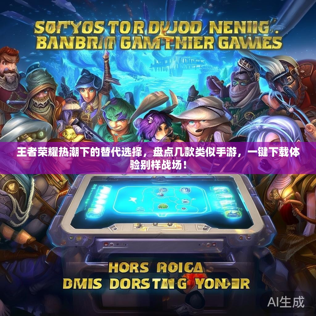 王者荣耀热潮下的替代选择，盘点几款类似手游，一键下载体验别样战场！