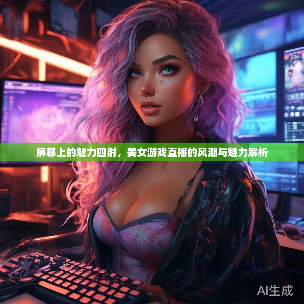 屏幕上的魅力四射，美女游戏直播的风潮与魅力解析