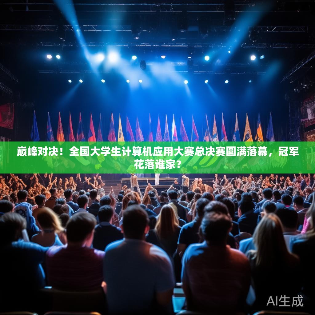 巅峰对决！全国大学生计算机应用大赛总决赛圆满落幕，冠军花落谁家？