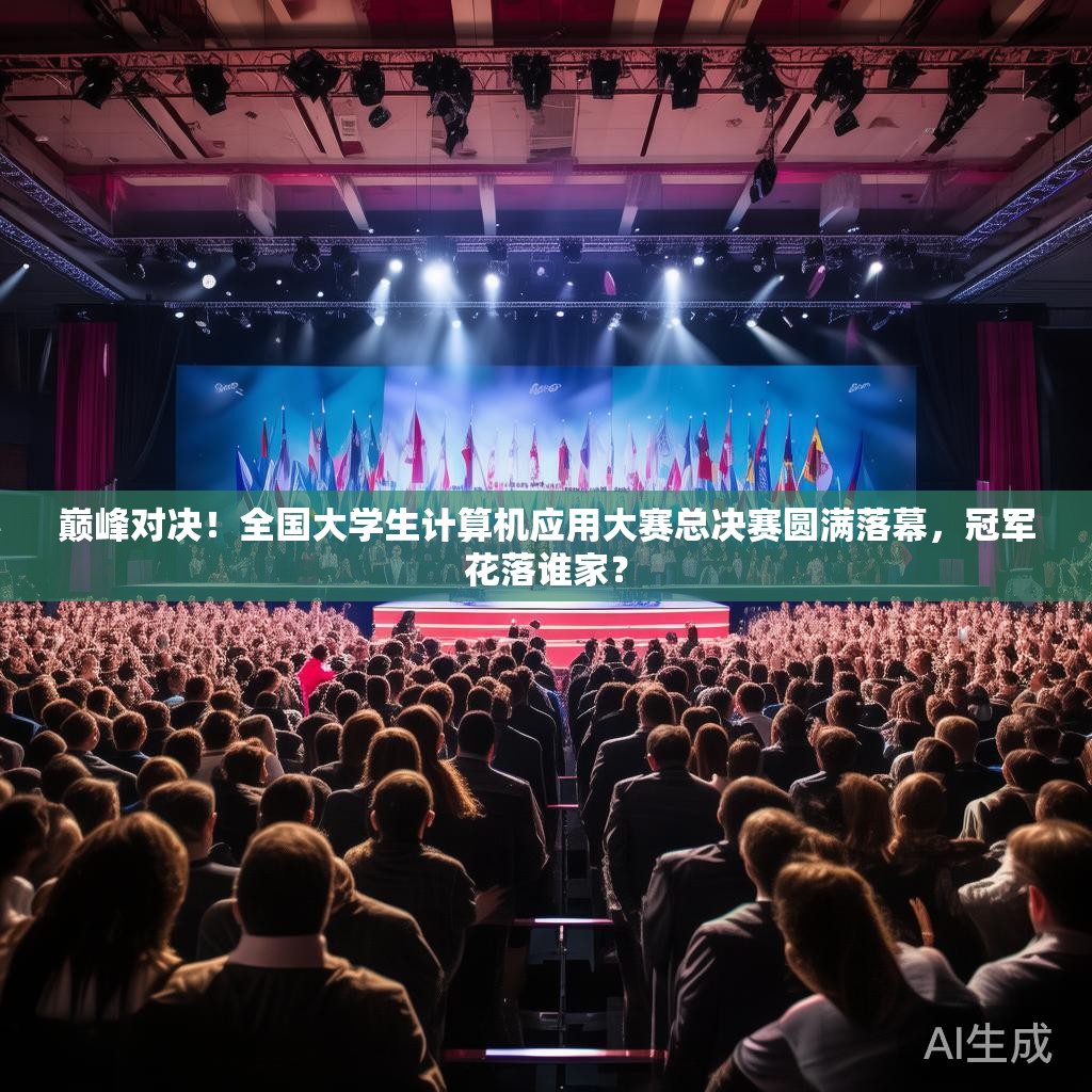 巅峰对决！全国大学生计算机应用大赛总决赛圆满落幕，冠军花落谁家？
