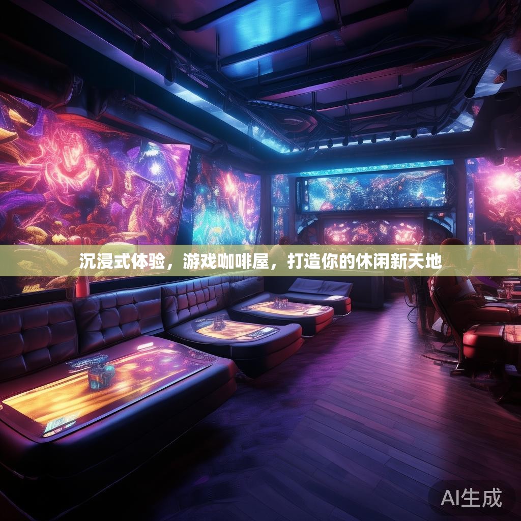 沉浸式体验，游戏咖啡屋，打造你的休闲新天地