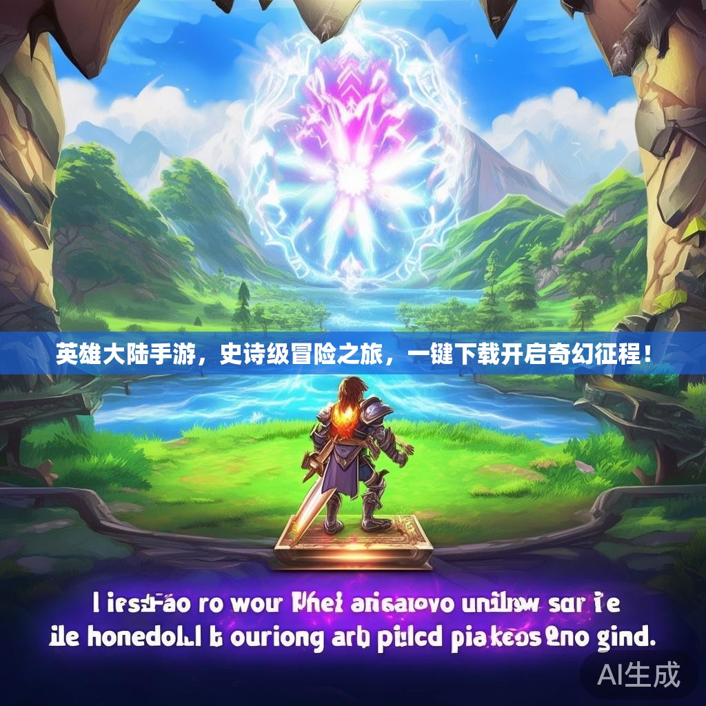 英雄大陆手游,史诗级冒险之旅,一键下载开启奇幻征程! 英雄大陆手游,史诗级冒险之旅,一键下载开启奇幻征程!