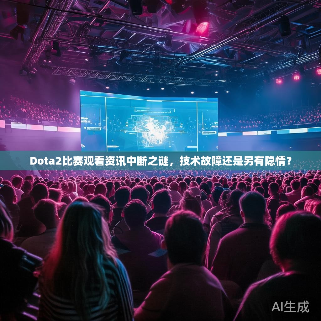 Dota2比赛观看资讯中断之谜，技术故障还是另有隐情？