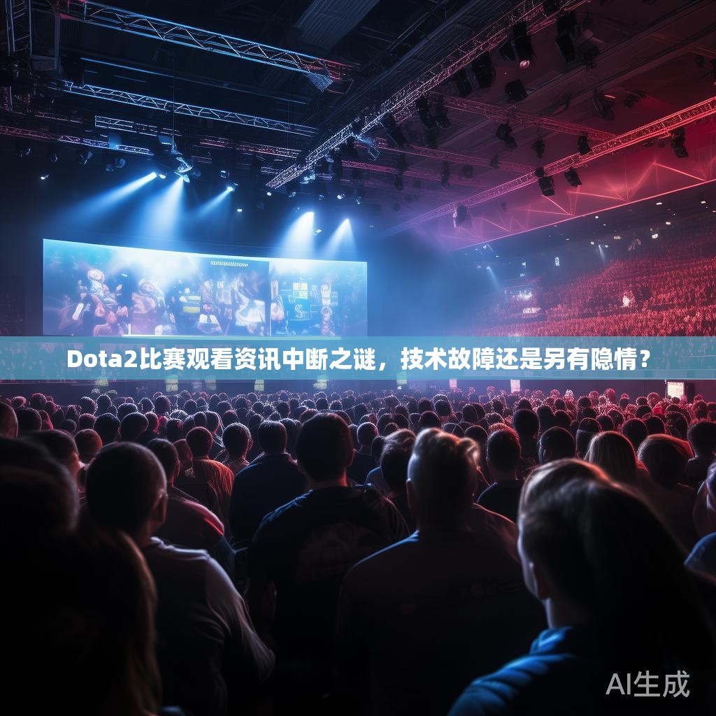 Dota2比赛观看资讯中断之谜，技术故障还是另有隐情？