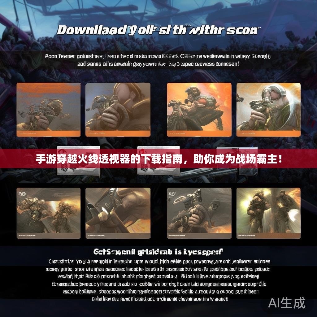 手游穿越火线透视器的下载指南，助你成为战场霸主！