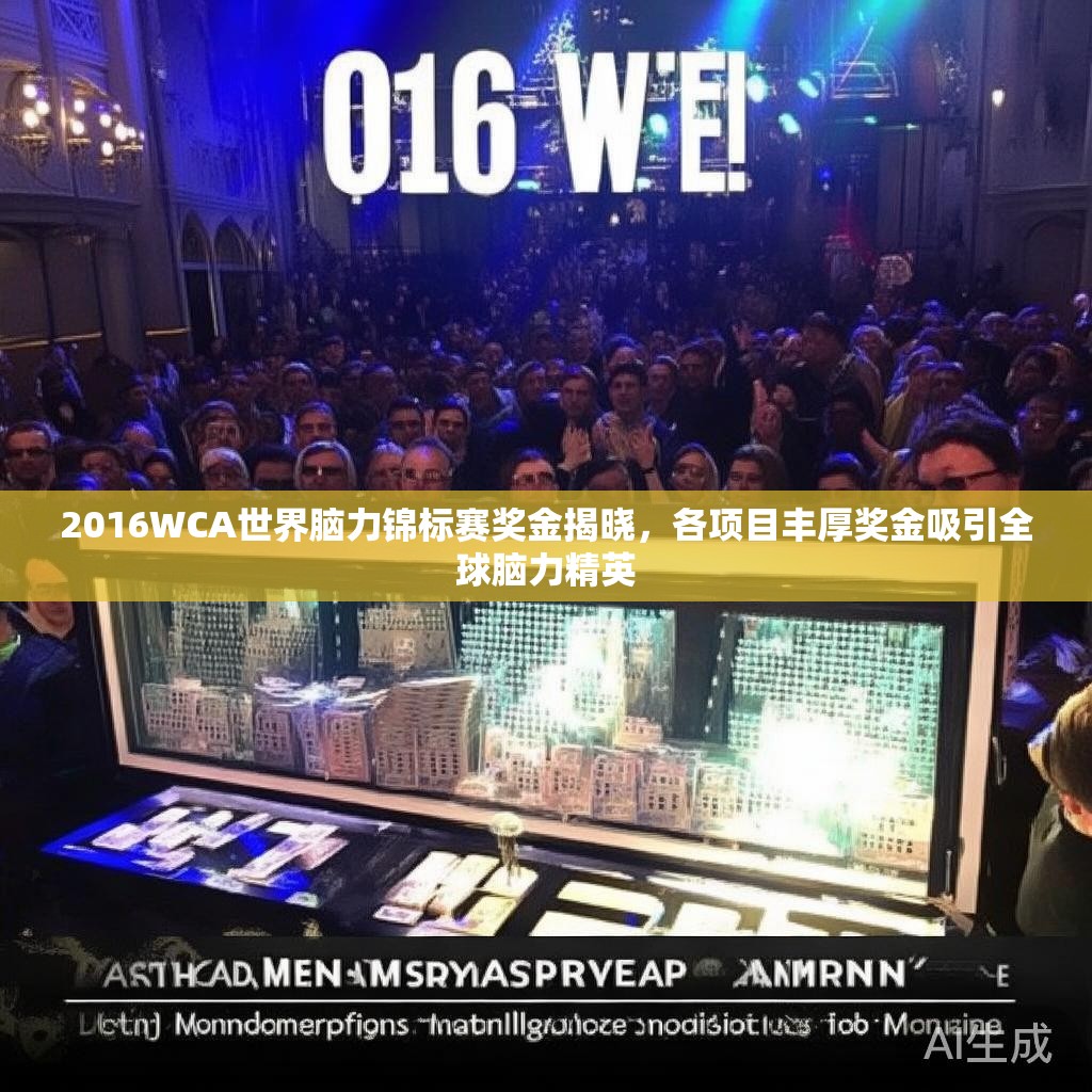 2016WCA世界脑力锦标赛奖金揭晓，各项目丰厚奖金吸引全球脑力精英