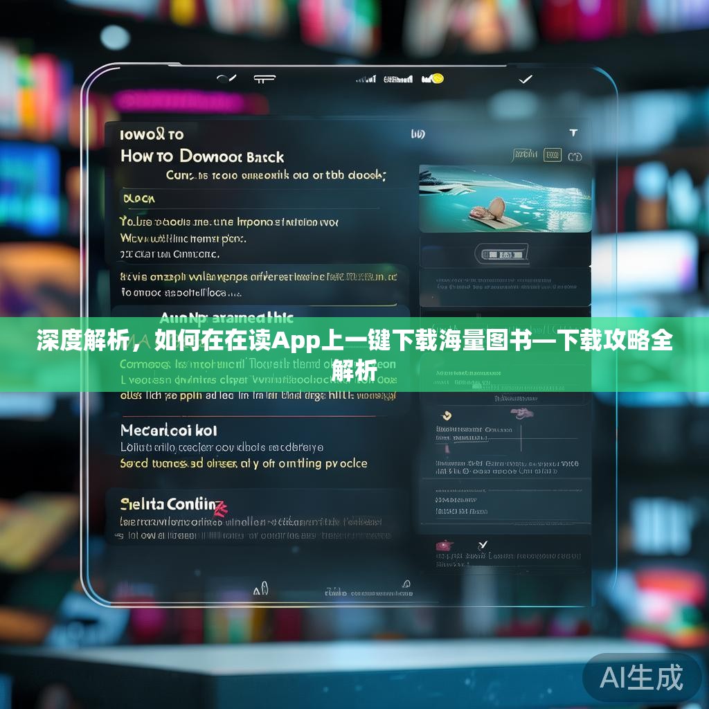 深度解析，如何在在读App上一键下载海量图书—下载攻略全解析