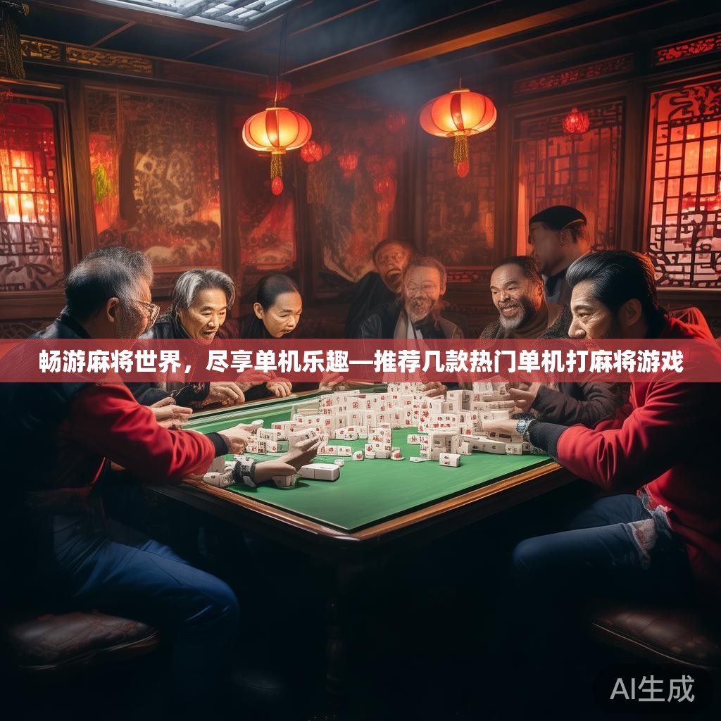 畅游麻将世界，尽享单机乐趣—推荐几款热门单机打麻将游戏