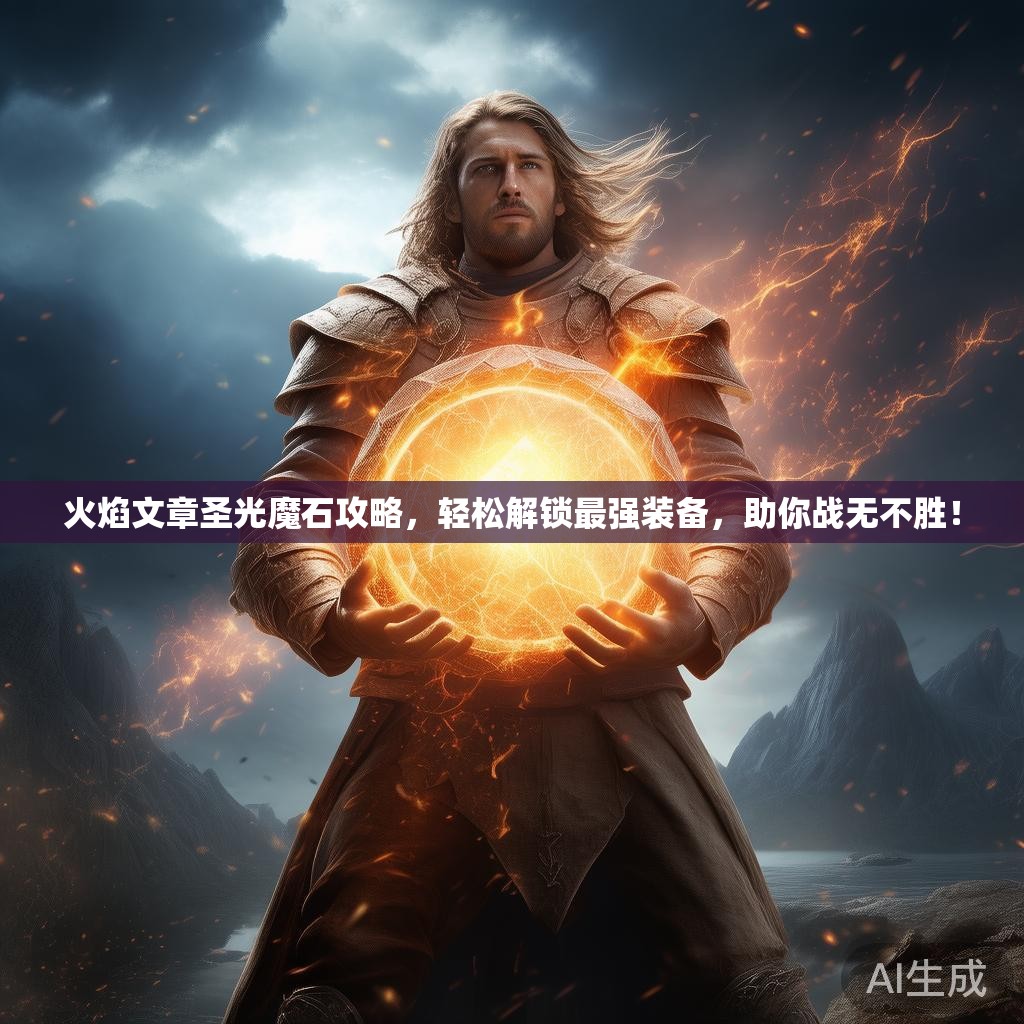 火焰文章圣光魔石攻略，轻松解锁最强装备，助你战无不胜！