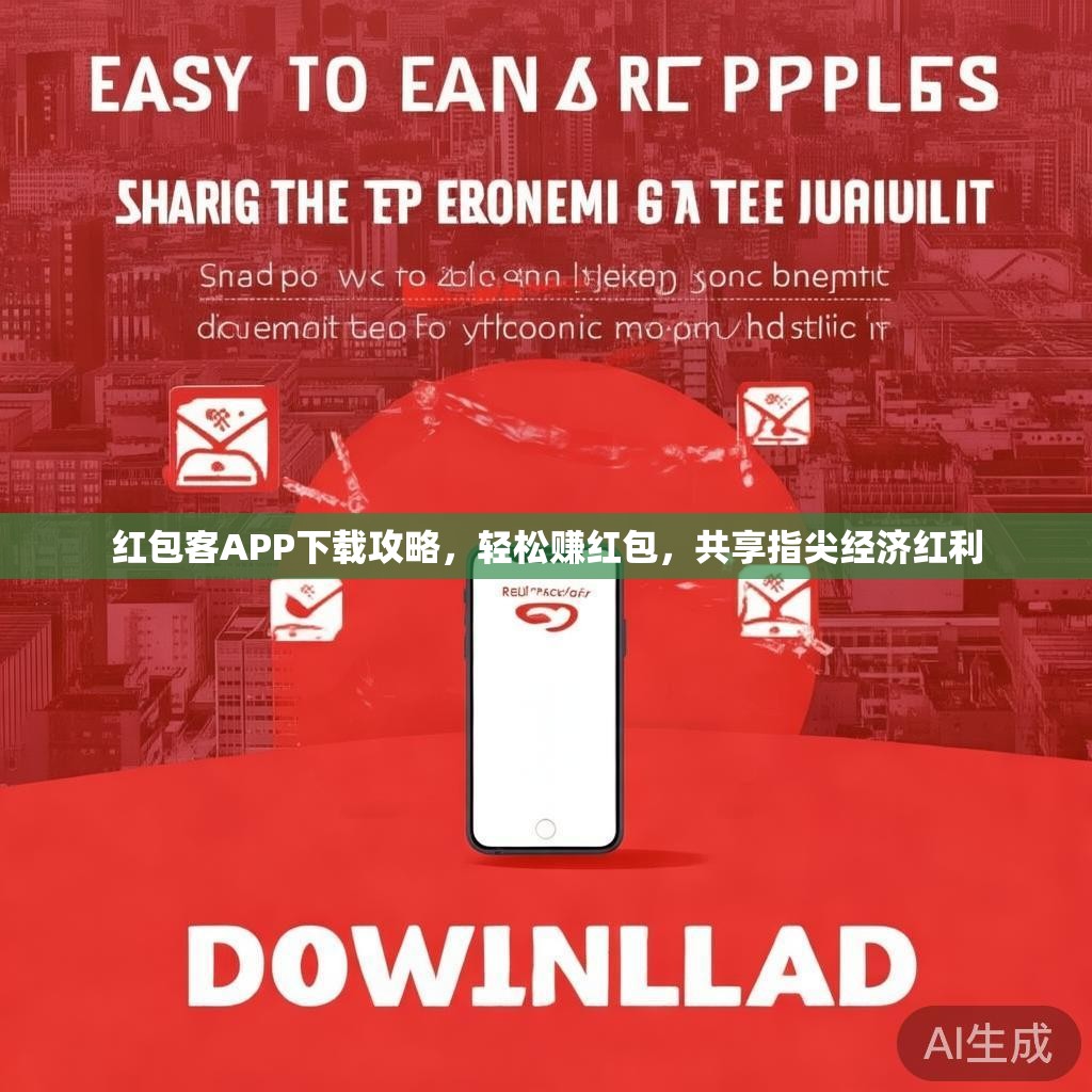 红包客APP下载攻略，轻松赚红包，共享指尖经济红利