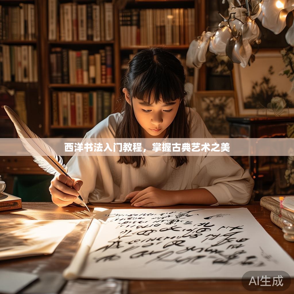 西洋书法入门教程，掌握古典艺术之美