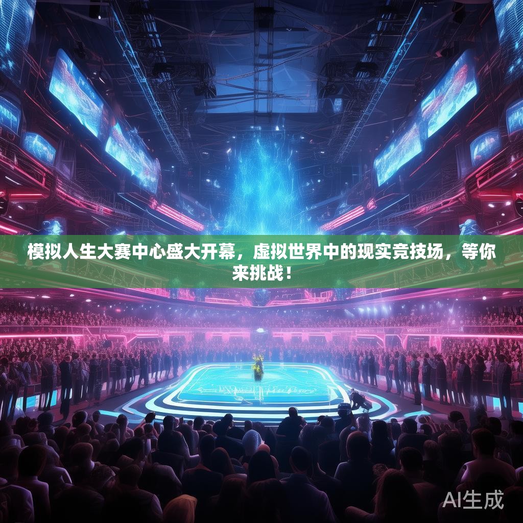 模拟人生大赛中心盛大开幕，虚拟世界中的现实竞技场，等你来挑战！