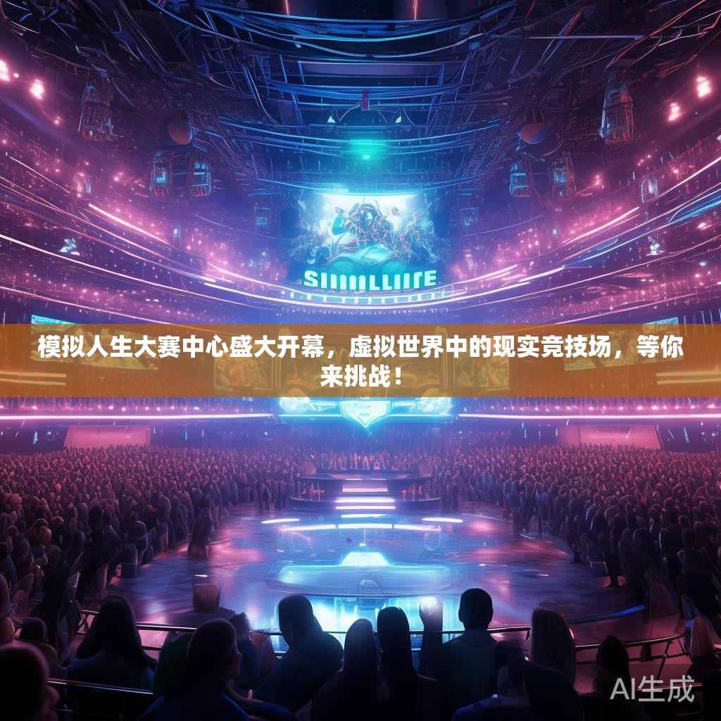 模拟人生大赛中心盛大开幕，虚拟世界中的现实竞技场，等你来挑战！