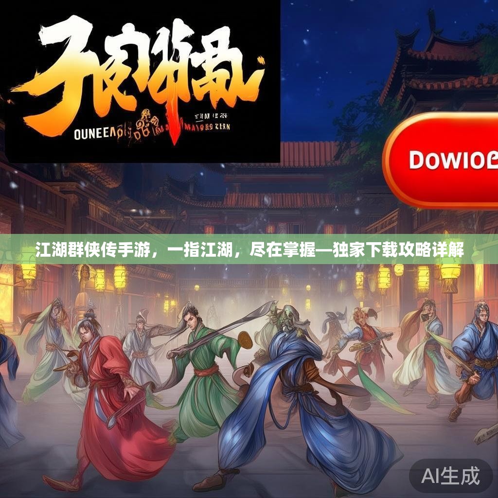 江湖群侠传手游，一指江湖，尽在掌握—独家下载攻略详解