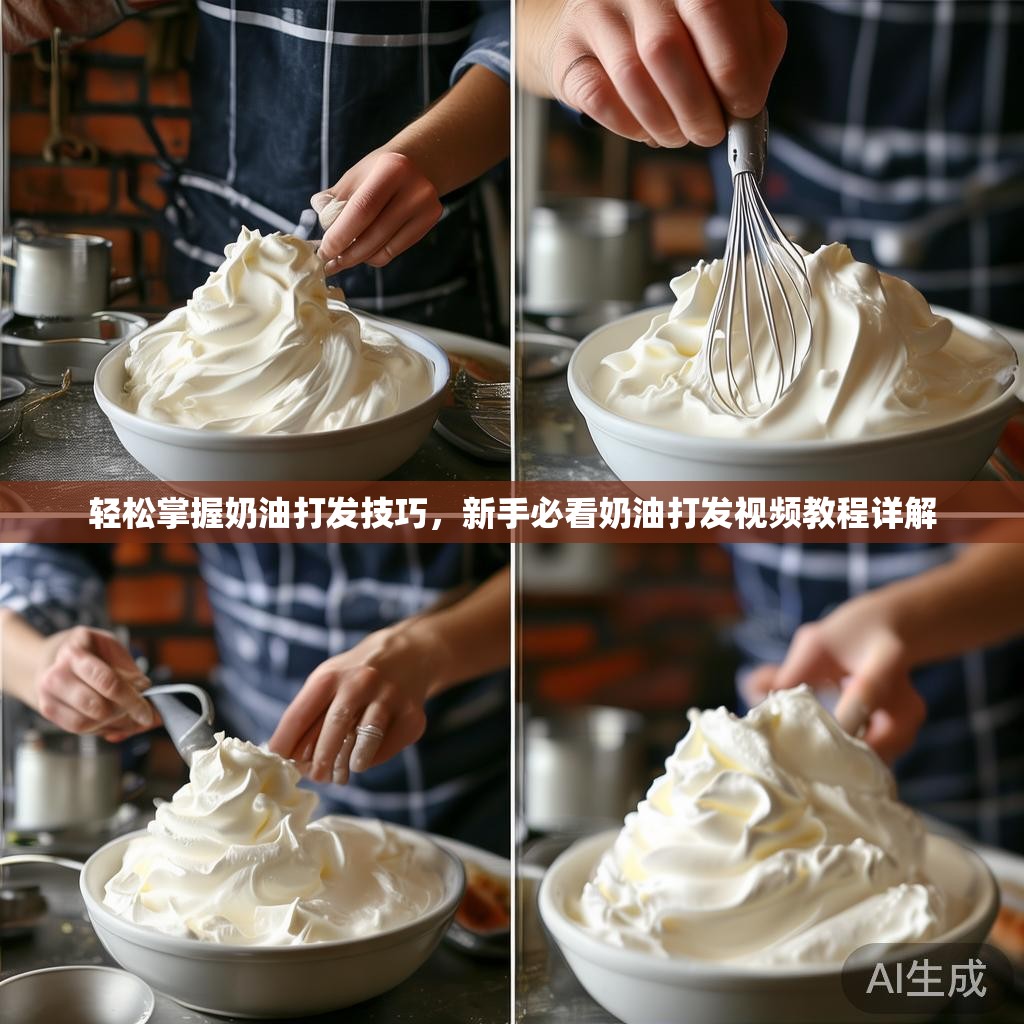 轻松掌握奶油打发技巧，新手必看奶油打发视频教程详解