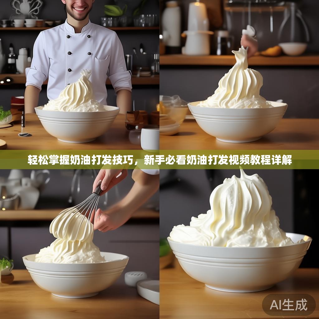 轻松掌握奶油打发技巧，新手必看奶油打发视频教程详解