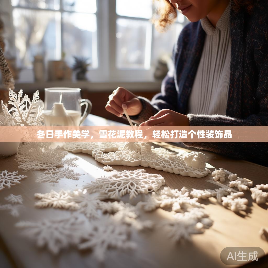 冬日手作美学，雪花泥教程，轻松打造个性装饰品