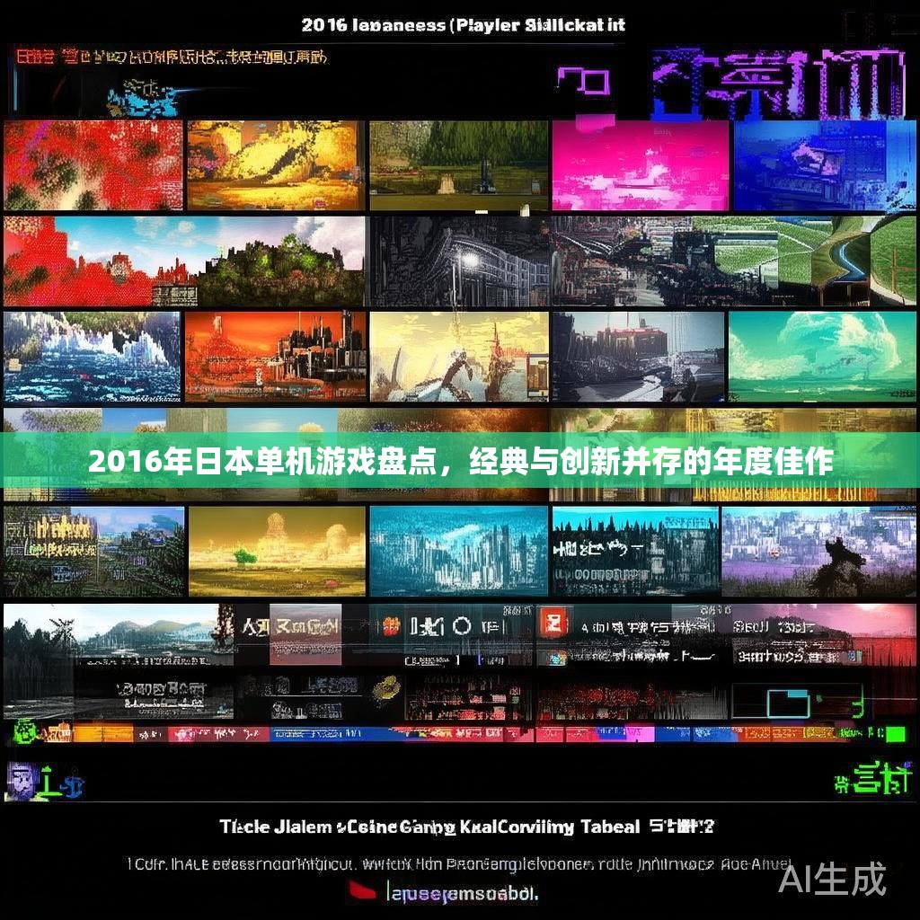 2016年日本单机游戏盘点，经典与创新并存的年度佳作