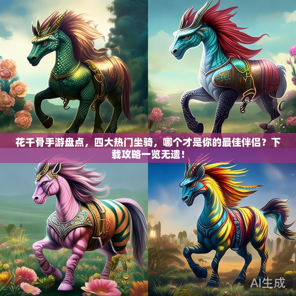 花千骨手游盘点，四大热门坐骑，哪个才是你的最佳伴侣？下载攻略一览无遗！