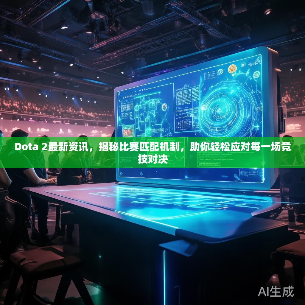 Dota 2最新资讯，揭秘比赛匹配机制，助你轻松应对每一场竞技对决
