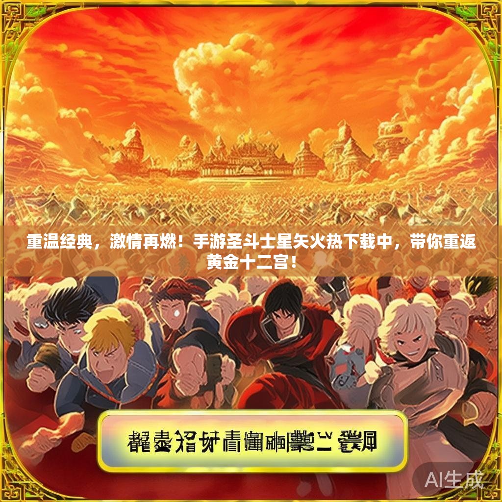 重温经典，激情再燃！手游圣斗士星矢火热下载中，带你重返黄金十二宫！