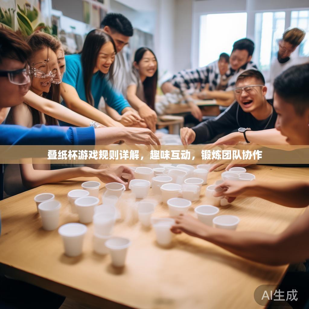 叠纸杯游戏规则详解，趣味互动，锻炼团队协作