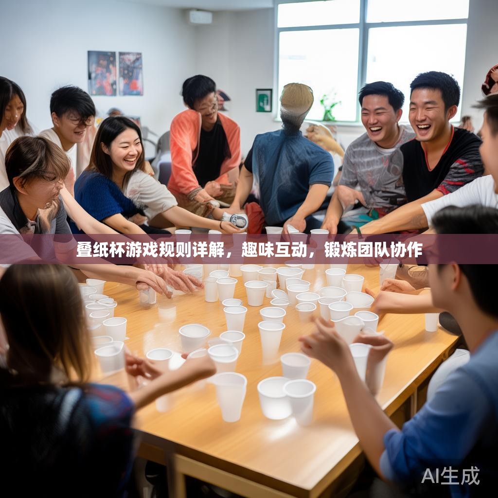 叠纸杯游戏规则详解，趣味互动，锻炼团队协作