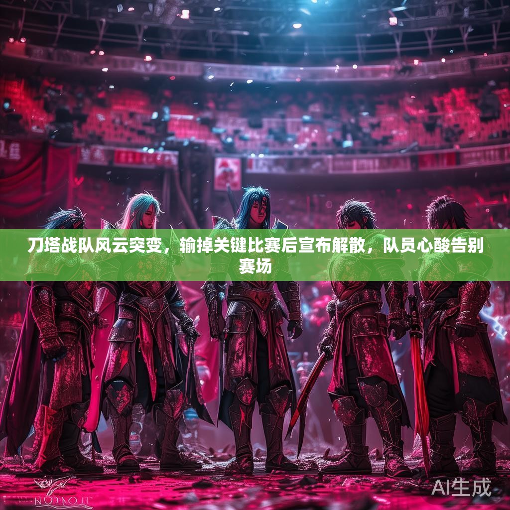 刀塔战队风云突变，输掉关键比赛后宣布解散，队员心酸告别赛场