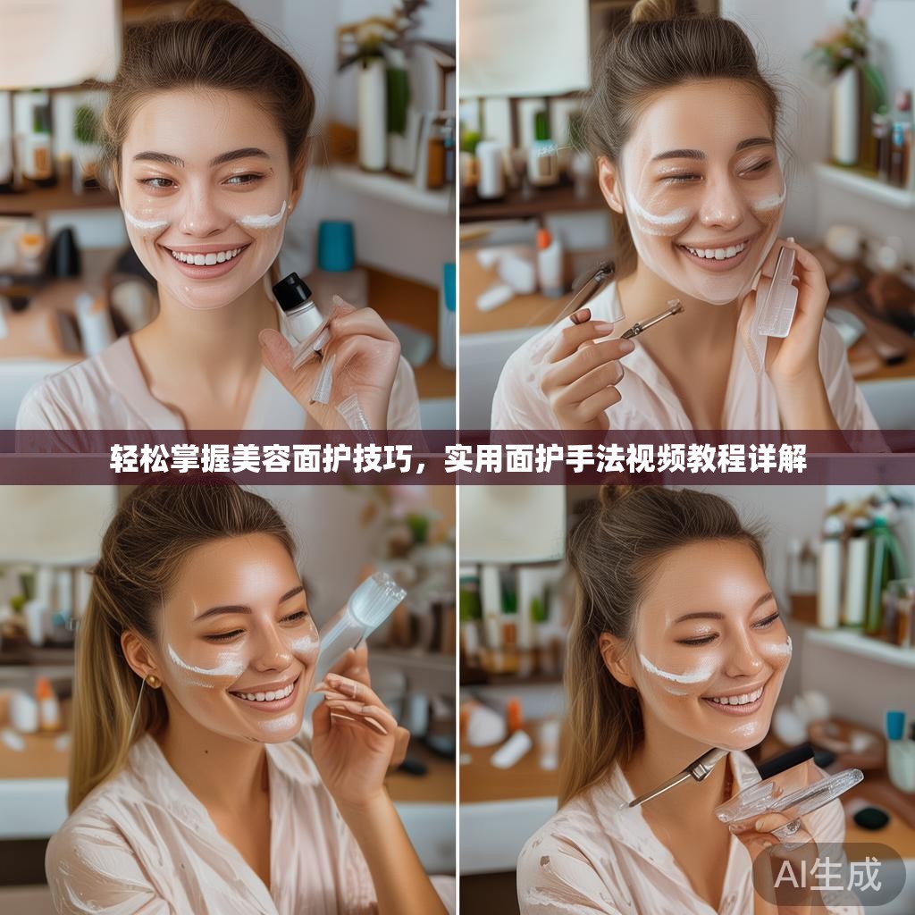 轻松掌握美容面护技巧，实用面护手法视频教程详解