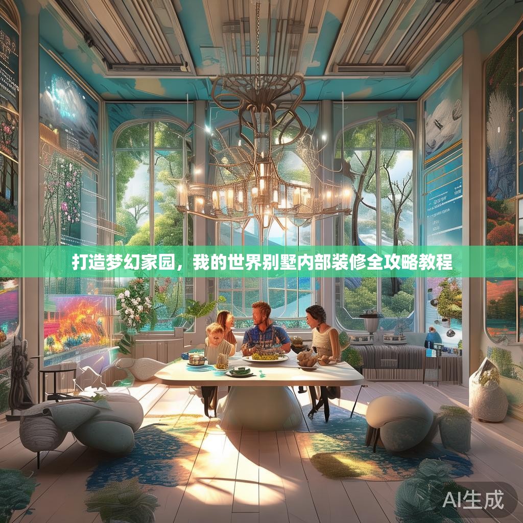 打造梦幻家园，我的世界别墅内部装修全攻略教程