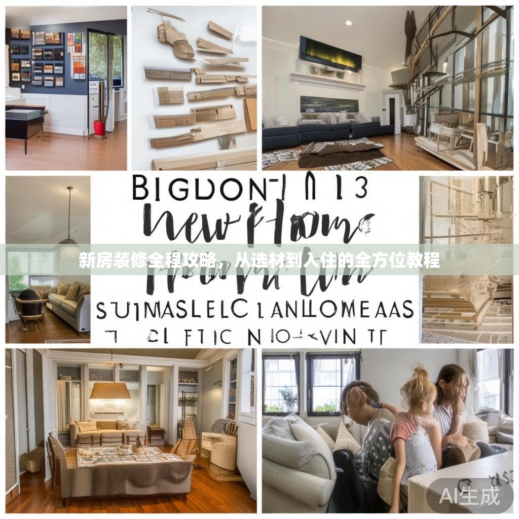 新房装修全程攻略，从选材到入住的全方位教程