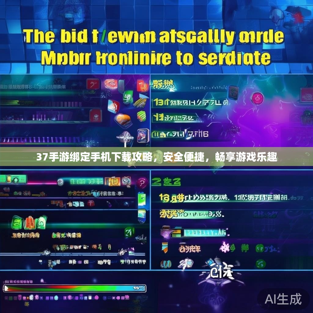 37手游绑定手机下载攻略，安全便捷，畅享游戏乐趣