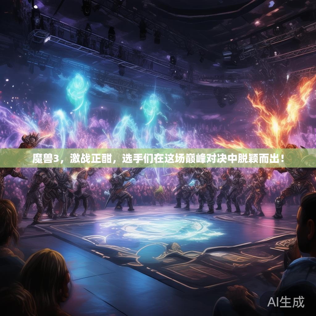魔兽3，激战正酣，选手们在这场巅峰对决中脱颖而出！
