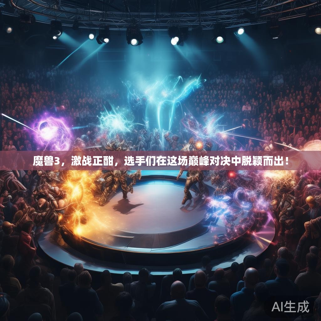 魔兽3，激战正酣，选手们在这场巅峰对决中脱颖而出！